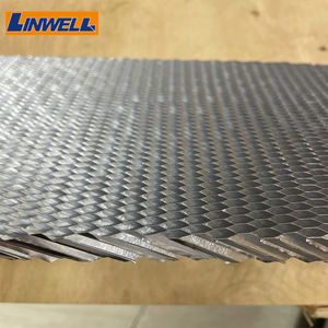 Taille des cellules 0.56mm-28mm Ligne <span class=keywords><strong>de</strong></span> production <span class=keywords><strong>de</strong></span> panneaux alvéolaires en aluminium avec feuille d'aluminium A3003 Prix bon marché Noyau alvéolé en aluminium - Product Image 3