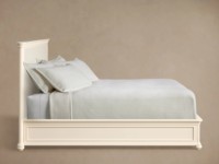 Modernes Luxus-Massivholzbettgestell Designer Conley Panel-Plattformbett Holzbetten für Schlafzimmer-Sets Luxus-Artikel