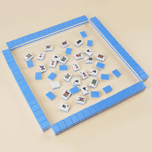 Tuiles de Mahjong américaines personnalisées, de haute qualité et bon marché, 30 mm, 166 pièces, ensemble de Mahjong pour le divertissement - Product Image 5