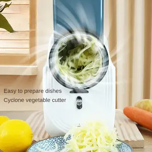 Multifunctional Electric Vegetable Cutter Salad Machine Electric Vegetable Slicer Chopper Kitchen Home