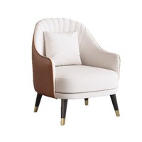 Meubles de réception robustes et durables pour hôtel, bureau, table de négociation et ensemble de chaises avec canapé en cuir