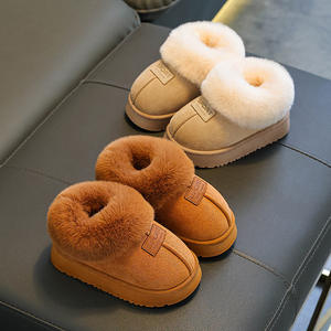 Chaussons d'hiver classiques à bout fermé pour la maison, en coton, avec semelle extérieure en caoutchouc antidérapante, respirants, anti-odeurs et isolants thermiquement - Product Image 6