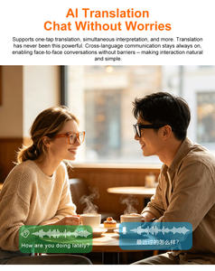แว่นตาอัจฉริยะ AI รุ่นใหม่ รองรับการโทร<span class=keywords><strong>แบบ</strong></span> HD บันทึกการประชุมแบบเรียลไทม์ <span class=keywords><strong>แปล</strong></span>วัตถุด้วย AI พร้อมกล้อง AI อัจฉริยะ และเคสชาร์จ - Product Image 6