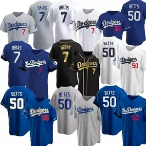 2023新洛杉矶高品质男子缝制MLBB美国道奇棒球衫