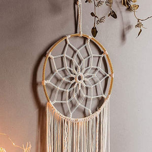 <span class=keywords><strong>Attrape</strong></span>-rêves bohème, lune, Dreamcaters, macramé, décoration murale, décoration du Ramadan, décoration murale pour chambre d'enfant, décoration murale pour la maison, cadeau pour la crèche - Product Image 2