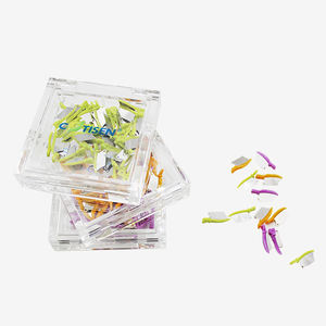 Protector <span class=keywords><strong>de</strong></span> cuña dental <span class=keywords><strong>de</strong></span> 50 piezas con cuchillo <span class=keywords><strong>de</strong></span> plástico metálico y matriz <span class=keywords><strong>de</strong></span> protección para área interproximal <span class=keywords><strong>de</strong></span> dientes - Product Image 1