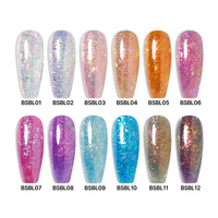 Gel de construction liquide pour nail art effet caméléon, brillant, coloré, UV, longue tenue, non toxique, haute qualité, vente en gros
