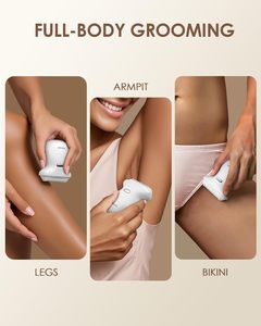 Mini <strong>Womens</strong> Electric <strong>Shaver</strong> Travel-Sized Body Hair Trimmer - White - Product Image 5