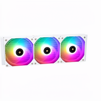 Radiateur en cuivre OCOCOO OC-360L 360 mm avec kit de 3 ventilateurs de 120 mm pour serveurs IA, appareils laser médicaux, refroidissement liquide pour PC de jeu