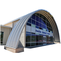 Maison en acier Kits de cabane Quonset et bâtiment en arc Quonset Toit en métal Joint à vis Toit en métal Écrou et boulon de bâtiment Panneau Hut