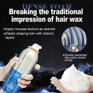 <span class=keywords><strong>Cire</strong></span> coiffante en mousse OSON à tenue forte - Tenue longue durée, volumisante, pour cheveux courts masculins et couronne haute féminine - Product Image 3