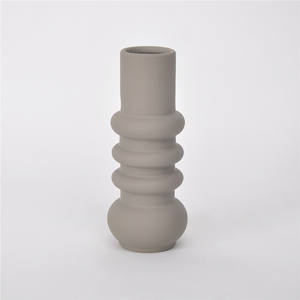 Vase en <span class=keywords><strong>poterie</strong></span> de forme irrégulière style nordique, décoration intérieure, vintage, couleur mate, vases <span class=keywords><strong>ikebana</strong></span> - Product Image 6