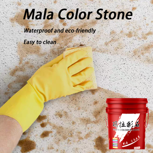 <span class=keywords><strong>Pintura</strong></span> de <span class=keywords><strong>Piedra</strong></span> de <span class=keywords><strong>Color</strong></span> Mala para Interiores y Exteriores, Masilla sin Rayones, <span class=keywords><strong>Pintura</strong></span> de <span class=keywords><strong>Pared</strong></span> de Porcelana Cristalina Texturizada Rika Sand Art - Product Image 4