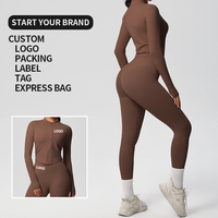 Nouvel Arrivage 2026 : Ensemble de Yoga Femme Séchage Rapide et Respirant – Tenue de Sport et Fitness Taille Haute pour la Course et l'Activité Physique