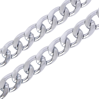Hip Hop Gourmette Garçons Or Couleur En Acier Inoxydable Cubain Lien Chaîne Collier Bijoux