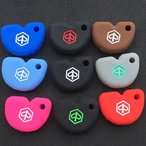 Capa de borracha de silicone para chave de moto, cobertura de chave para piagem