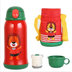 Bouteille d'eau en acier inoxydable avec paille pour bébé et enfant, vente en gros - Product Image 3