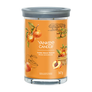 Vela Aromática YANKEE CANDLE - TUMBLER GRANDE 2 STOPPINI FARM FRESH PEACH - Product Image 1