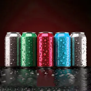 180ml 200ml 250ml 330ml 355ml 473ml 500ml Beer Drinks Empty Aluminum Beverage Cans Slim Cans