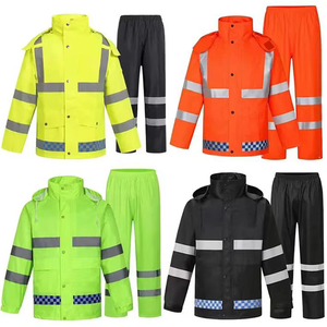 <span class=keywords><strong>Impermeabile</strong></span> <span class=keywords><strong>Classico</strong></span> da <span class=keywords><strong>Uomo</strong></span>, Antivento, Traspirante, Riutilizzabile per Escursionismo con Design Altamente Riflettente - Product Image 4