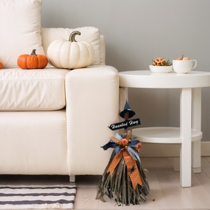 <span class=keywords><strong>Halloween</strong></span> KTV Store Articles de décoration de la maternelle: Couronne de sorcière épouvantail citrouille épouvantail balai décorations suspendues - Product Image 3