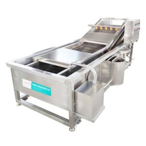 Nettoyeur <span class=keywords><strong>d</strong></span>'épinards frais complet continu industriel Machine à laver les feuilles de <span class=keywords><strong>laitue</strong></span> Machine de nettoyage à bulles Machine à fruits fournie - Product Image 5