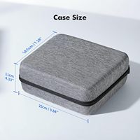 Étui de transport rigide en EVA imperméable avec fermeture éclair personnalisée pour microscope portable