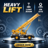 Grue tout-terrain RT25 25T 31m tendance pour le levage de modules de plateformes offshore et les travaux d'entretien de raffineries