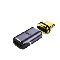 Adaptateur magnétique USB4 Type-C à angle droit OTG 140W PD 8K60Hz 40Gbps pour téléphone portable, appareil photo, ordinateur portable, transfert de données vidéo OTP, tout neuf