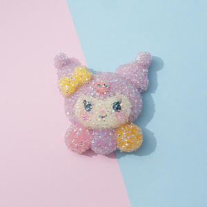 Nouveaux patchs en forme de dessin animé de sucre en gros, <span class=keywords><strong>chat</strong></span> à cornes sombres et chien aux oreilles bouclées, attaches et pinces pour cheveux pour enfants, décoration de coque de téléphone et de réfrigérateur - Product Image 3