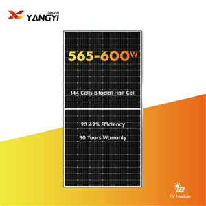 Sistema Solar Monocristalino de 10KW Conectado a la Red YANGYI Solar de 500W con Tecnología PERC de Media Celda - Product Image 1