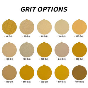 قرص تجليخ لاصق ذهبي 5 بوصة (125 ملم) من المصنع، ورق صنفرة كاشط OEM لتلميع السيارات والخشب وطلاء السيارات - Product Image 5