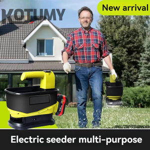 Épandeur d'engrais agricole rechargeable Applicateur d'engrais <span class=keywords><strong>Semoir</strong></span> multifonctionnel portable pour semences d'herbe et de légumes - Product Image 3