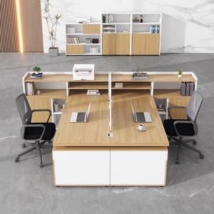 Chaise de bureau moderne de luxe pour deux personnes, poste de travail double simple pour gestionnaires et superviseurs, idéale pour les bureaux financiers - Product Image 2