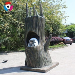 Uovo di dinosauro in vetroresina per la decorazione del parco a tema modello <span class=keywords><strong>Animatronic</strong></span> - Product Image 1