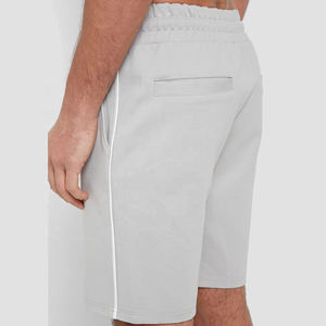 Service OEM : Ensemble short en polaire respirant pour homme avec poches, personnalisable OEM/ODM, tenue décontractée de sport en coton/polyester pour l'été - Product Image 4