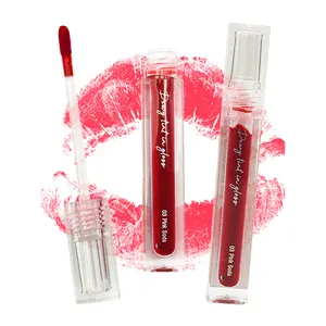High Quality Vegan Liquid Lipstick Long-Lasting Nude Glossy Shimmer Waterproof Long-lasting Lipgloss With Private Label CE Cert