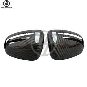 Dry Carbon Fiber Side <b>Mirrors</b> Replacement <b>Mirror</b> Cover for Benz AMG GT GTC GTS 2015-2018 - Product Image 1