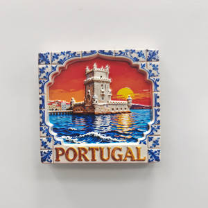 Imán de Resina 3D con Diseño Personalizado al por Mayor, Recuerdos Turísticos de Puerto de Tenérife, Algarve, Portugal, Imán de Nevera de Epoxi - Product Image 4