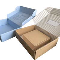 Boîtes d'expédition en carton ondulé recyclables avec logo personnalisé, vente en gros d'usine, pour vêtements, chaussures, chapeaux, emballages cadeaux