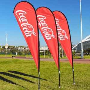 Drapeau publicitaire personnalisé d'extérieur, banderole, en plumes volants, pour la <span class=keywords><strong>plage</strong></span> - Product Image 6