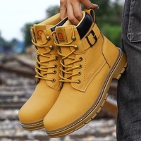 Bottes de sécurité industrielles légères et antidérapantes pour hommes, marque GUYISA, avec embout en acier CE