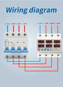OBV4-100AS 380V 100A Syn 비동기 3 상 조정 가능한 릴레이 저전압 전류 보호기 - Product Image 6