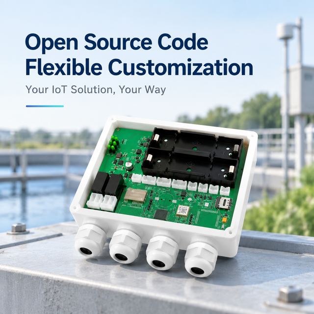 Open Source IoT Data Collector Platform With 4G LoRa Wireless Communication SDK Support and OEM Customization