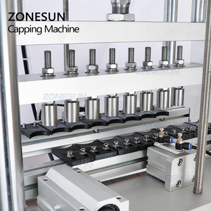 ZONESUN ZS-YG10 automatique liquide aluminium parfum pompe pulvérisateur bouteille collier anneau bouchons pressage capsulage sertissage Machine - Product Image 2