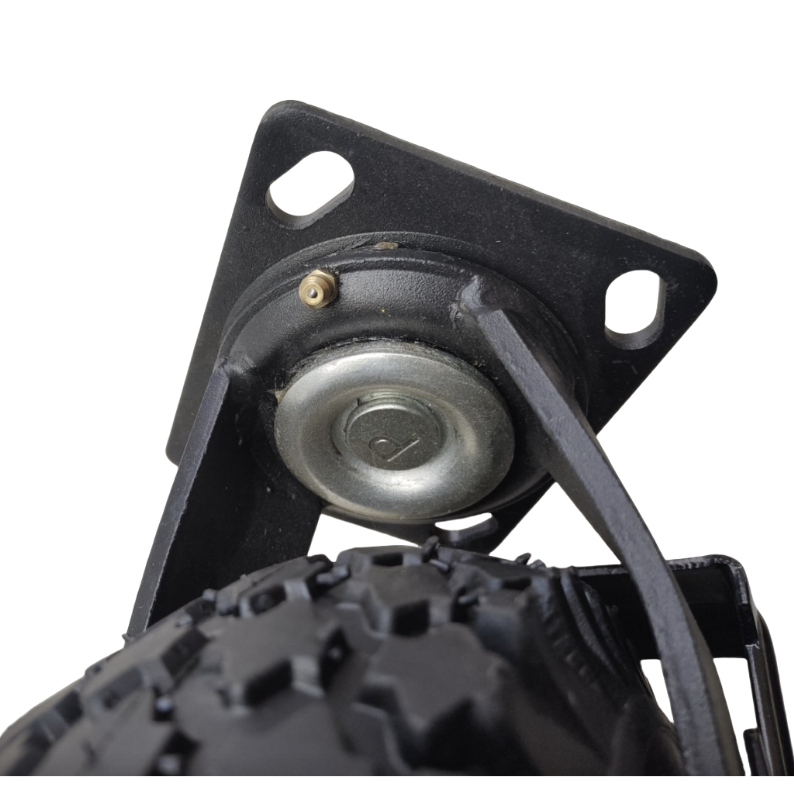 Factory Price Heavy Duty 10inch Stainless Steel Swivel Caster Brake 10inch Rubber Wheel for Hand Trolley Gear Dolly Wagon