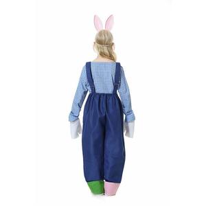 Disfraz de conejo para niños, mono azul con lazo y orejas para Halloween, Pascua, juegos de rol - Product Image 3