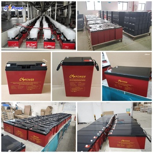 Cspower 12v200ah cuộc sống lâu dài dẫn Carbon pin năng lượng mặt trời UPS Xe golf xe lăn quét nhà sản xuất Trung Quốc HLC12-100 - Product Image 6
