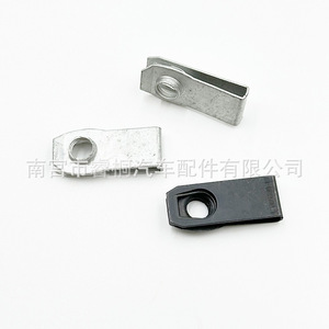 Plaque de fixation de plaque d'immatriculation Shuangxuan M8 34x13mm en acier pour automobile - Product Image 4