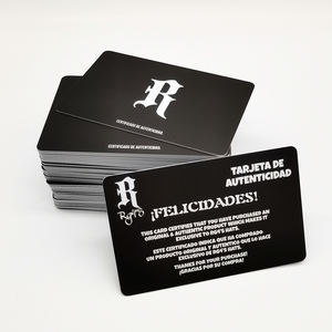 Fabrika özel baskı plastik NFC 13.56Mhz NFC çip ile özgünlük kartı belgesi - Product Image 6